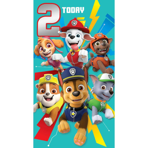 Picture of 2 TODAY PAW PATROL BIRTHDAY CARD